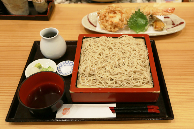 上中里そば浅野屋 -天ざる-